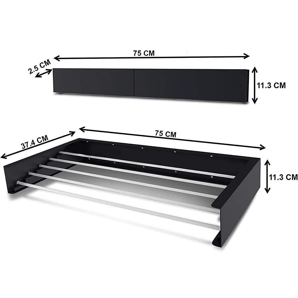 Wall Mounted Foldable Laundry Drying Rack